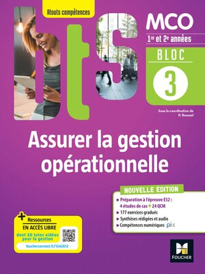 cover image of BLOC 3--Assurer la gestion opérationnelle--BTS MCO 1re & 2e années